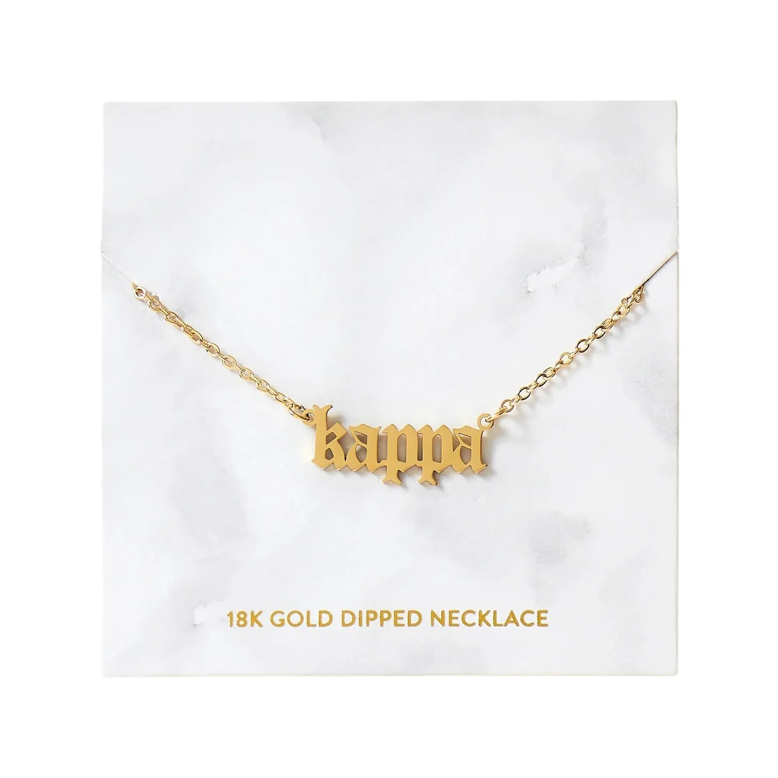 Old English Necklace