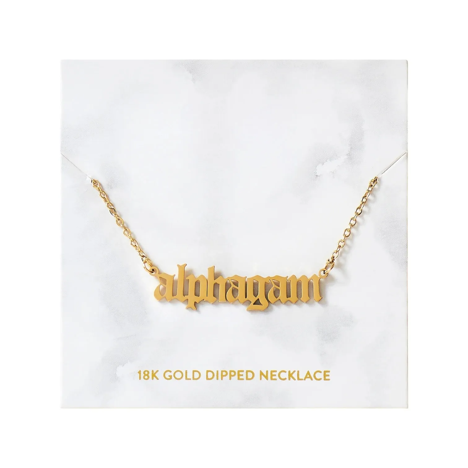 Old English Necklace