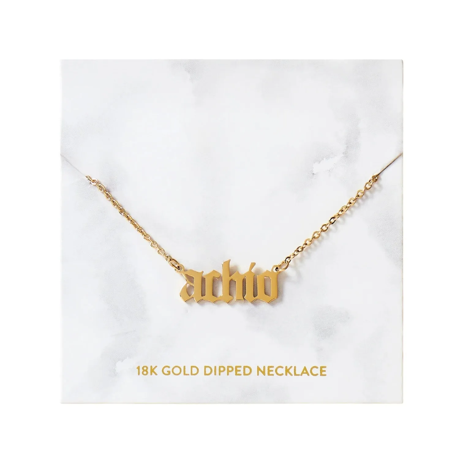 Old English Necklace