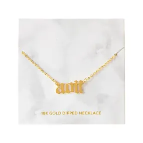 Old English Necklace