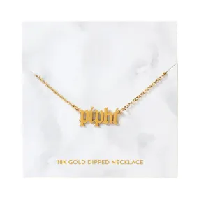 Old English Necklace