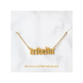 Old English Necklace