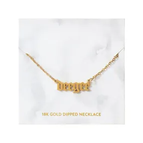 Old English Necklace