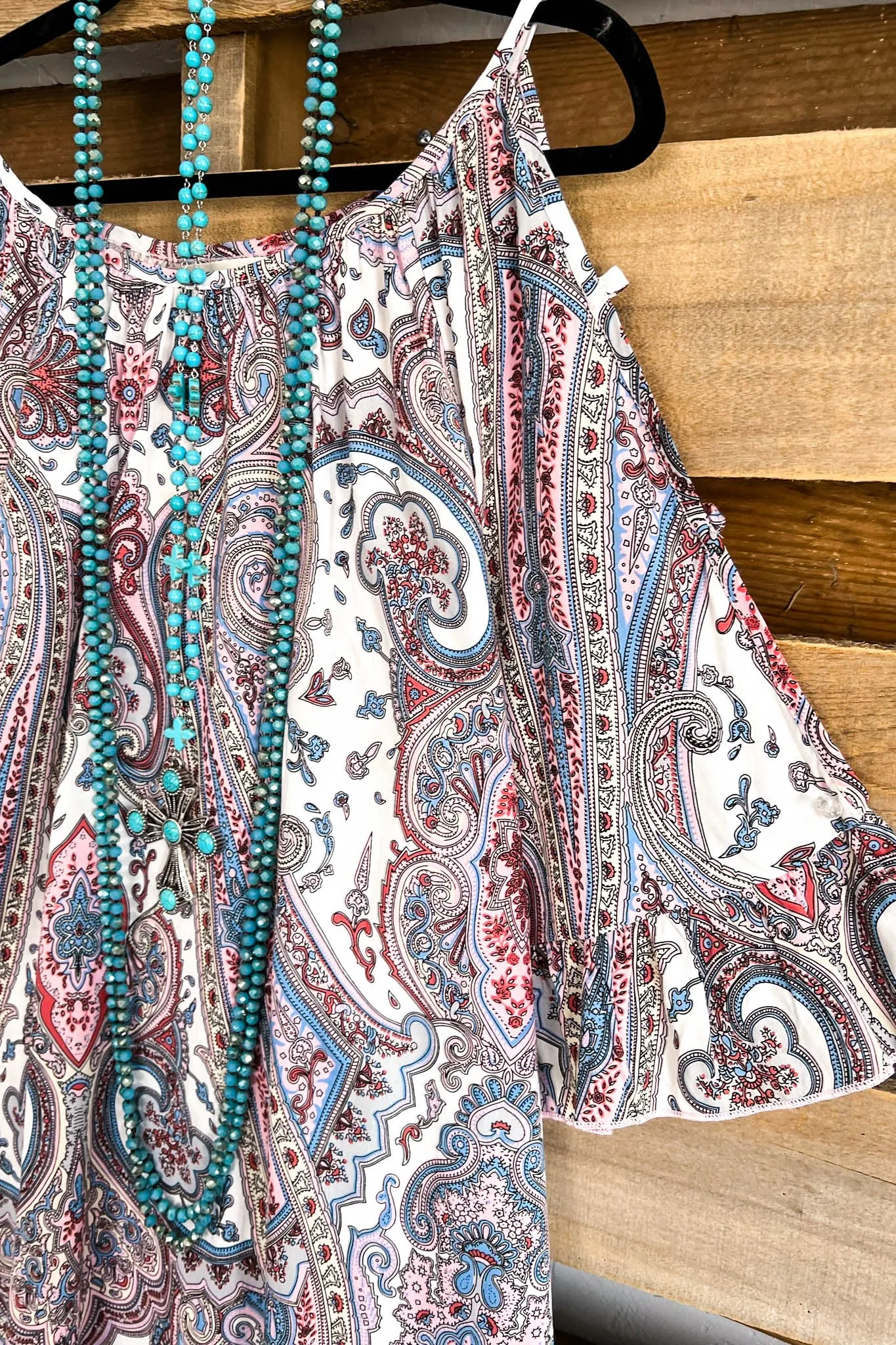 Persian Charm Tunic - Multi-Pink