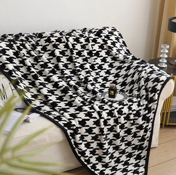 Qianniao Grid Thickened Blanket