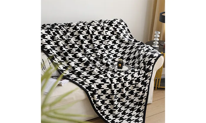 Qianniao Grid Thickened Blanket
