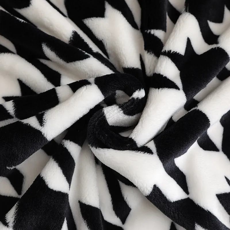 Qianniao Grid Thickened Blanket