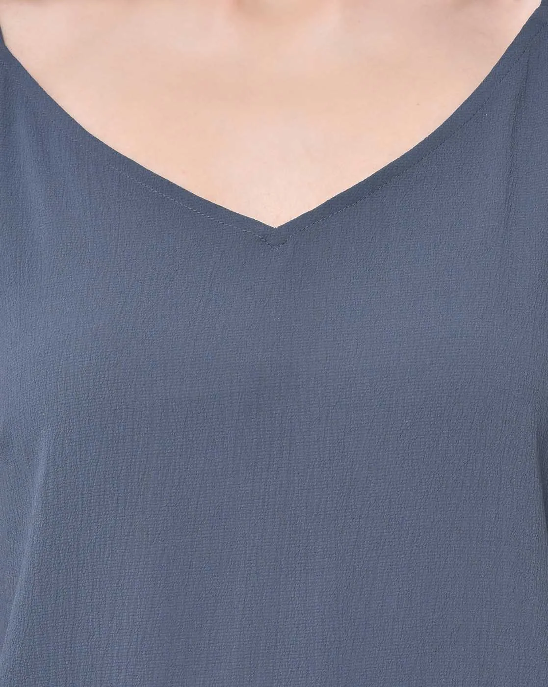 Stone Blue Spaghetti Dress