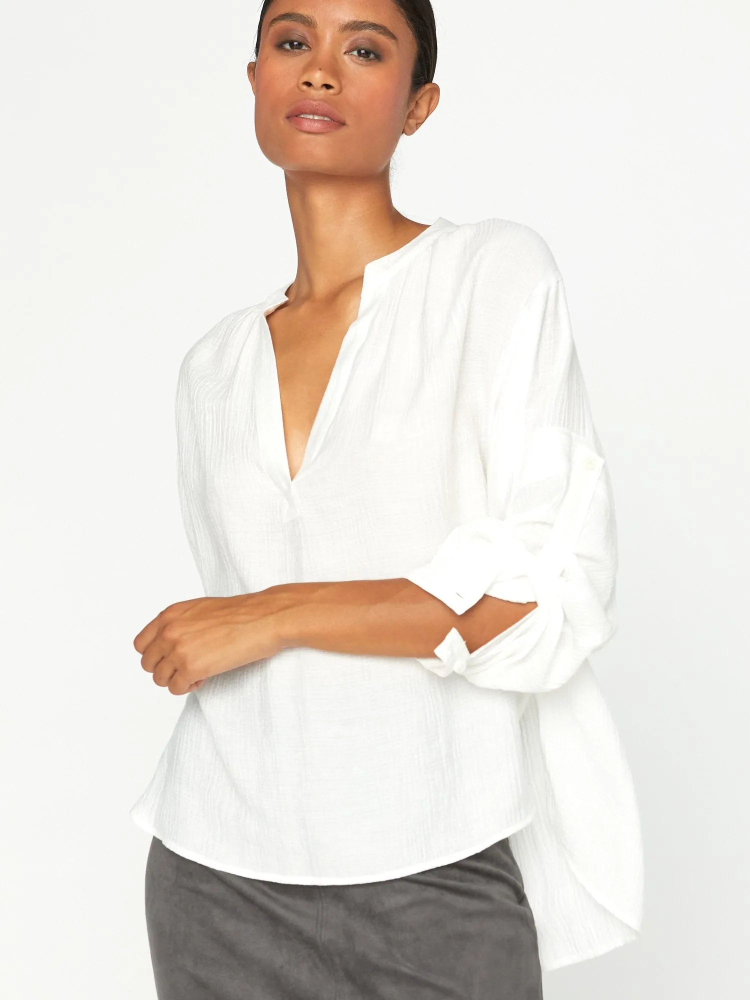 The Jaxon Shirred Popover