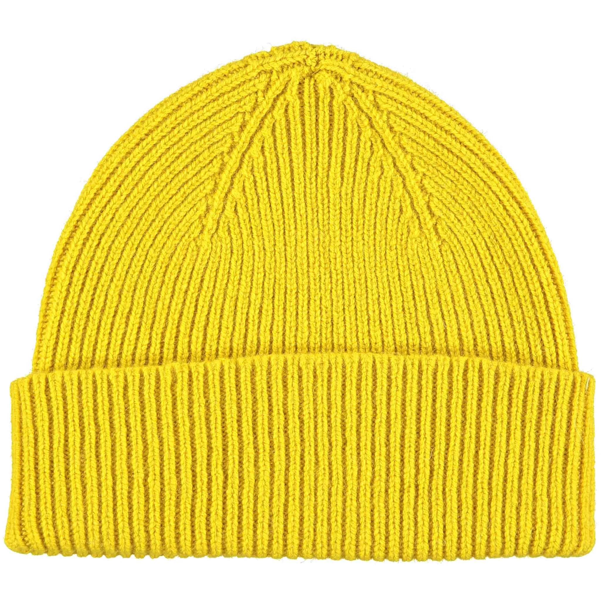 Unisex Electric yellow Lambswool Beanie