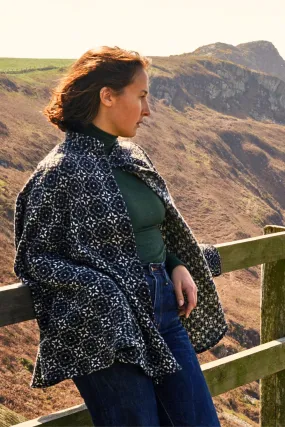 Vintage Rose Lambswool Cape