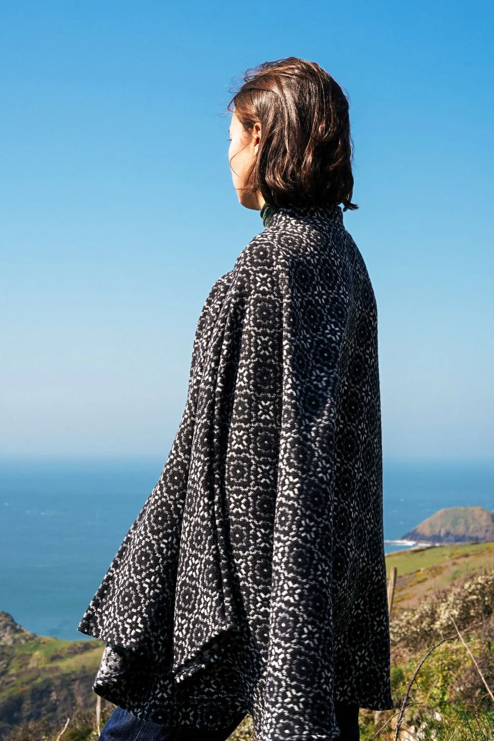 Vintage Rose Lambswool Cape