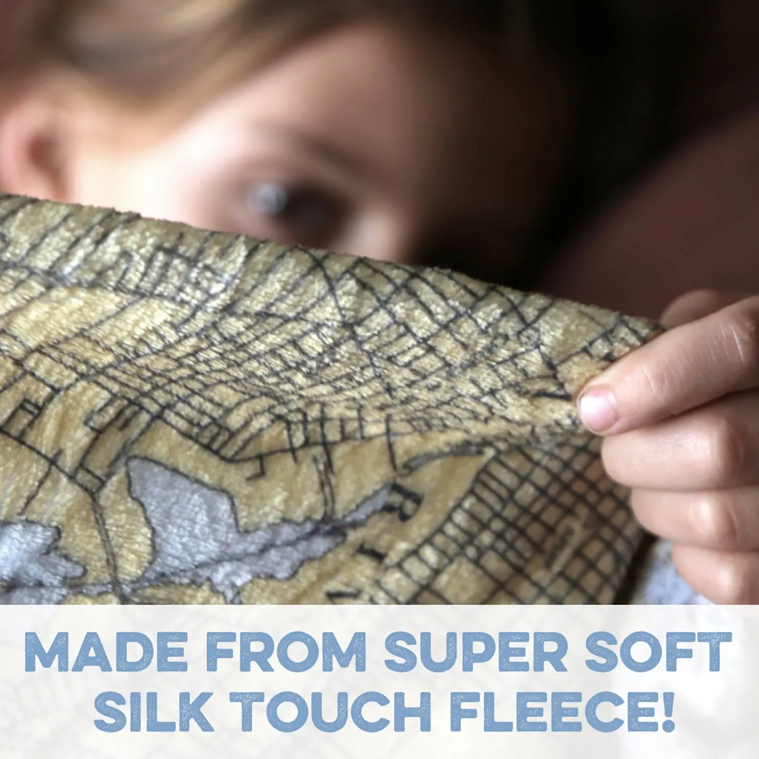 Wellfleet Nautical Chart Blanket