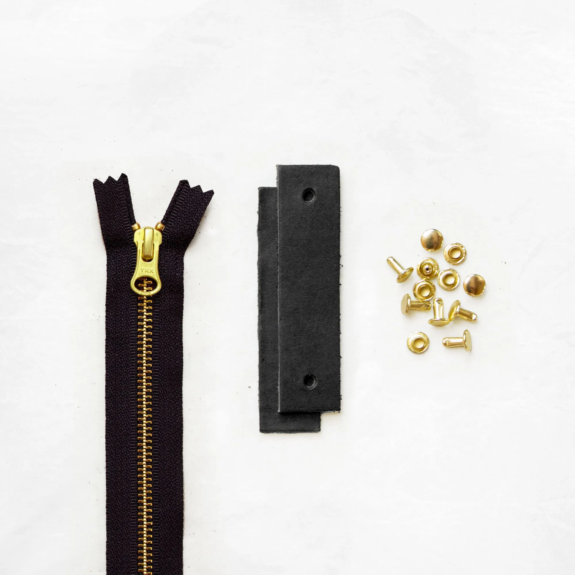 Woodland - Black Leather   Hardware Kit