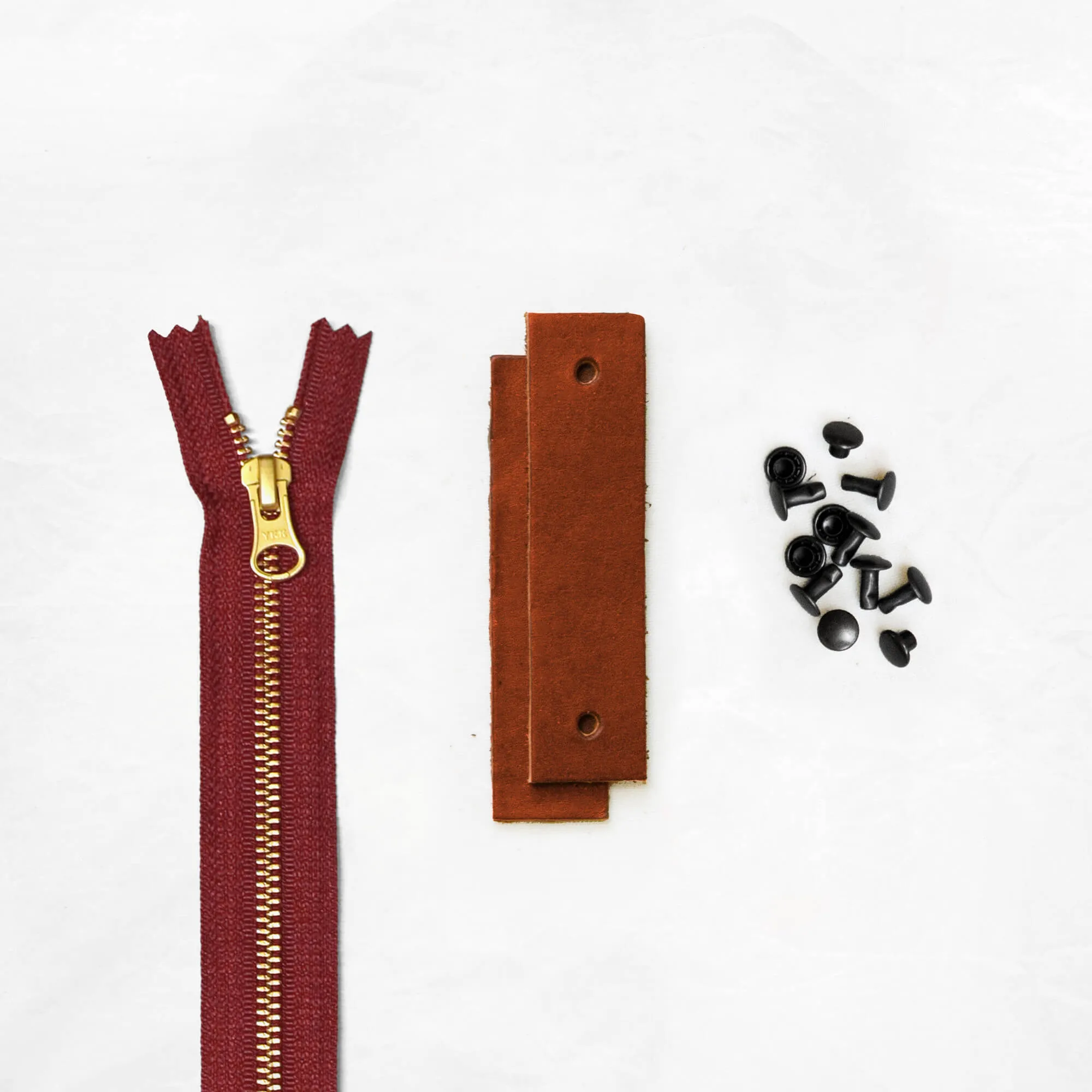 Woodland - Chestnut Leather   Hardware Kit