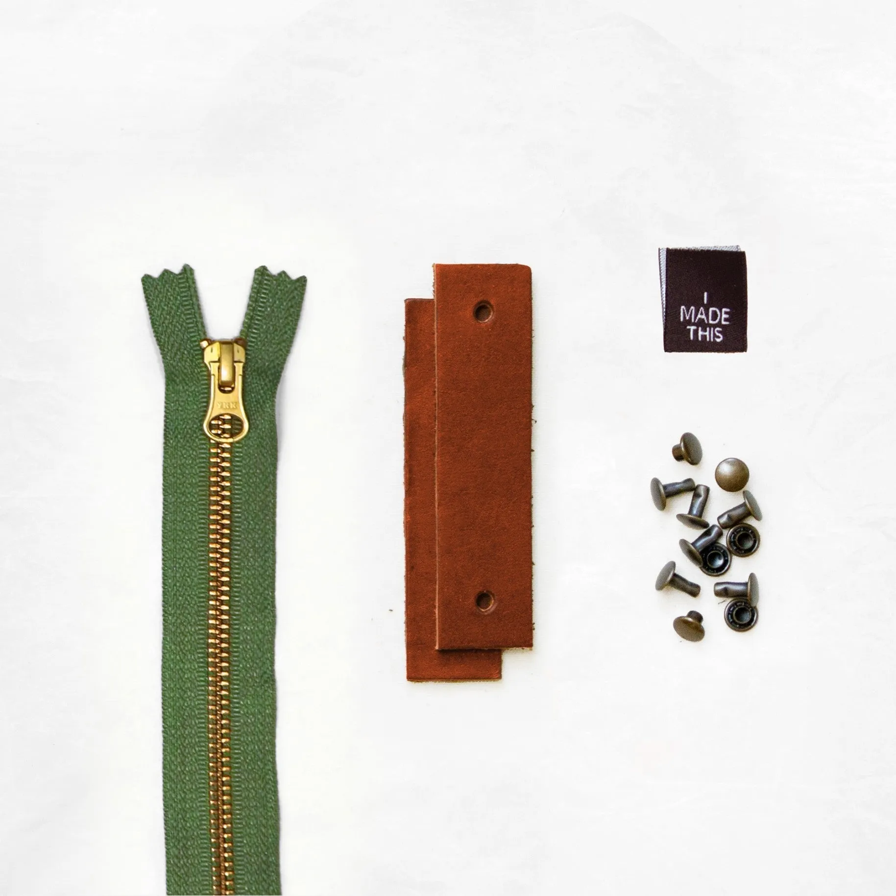 Woodland - Chestnut Leather   Hardware Kit