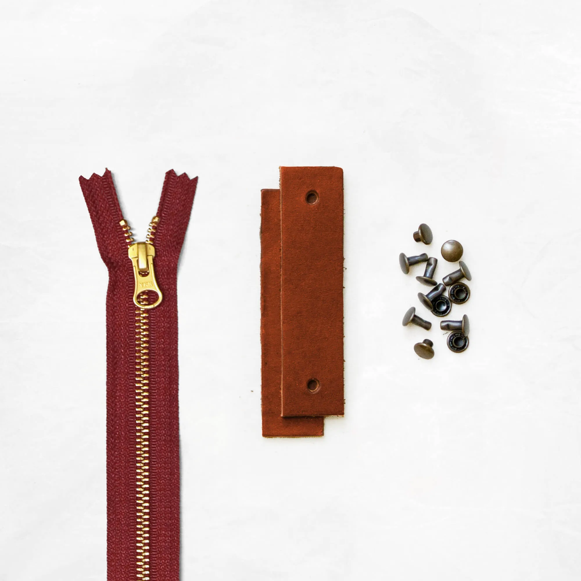 Woodland - Chestnut Leather   Hardware Kit