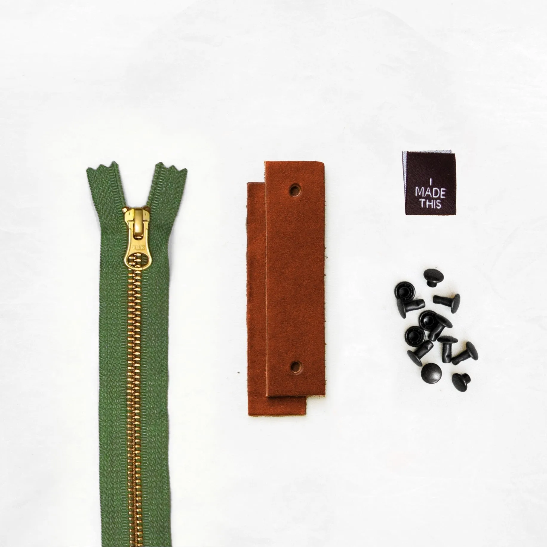 Woodland - Chestnut Leather   Hardware Kit