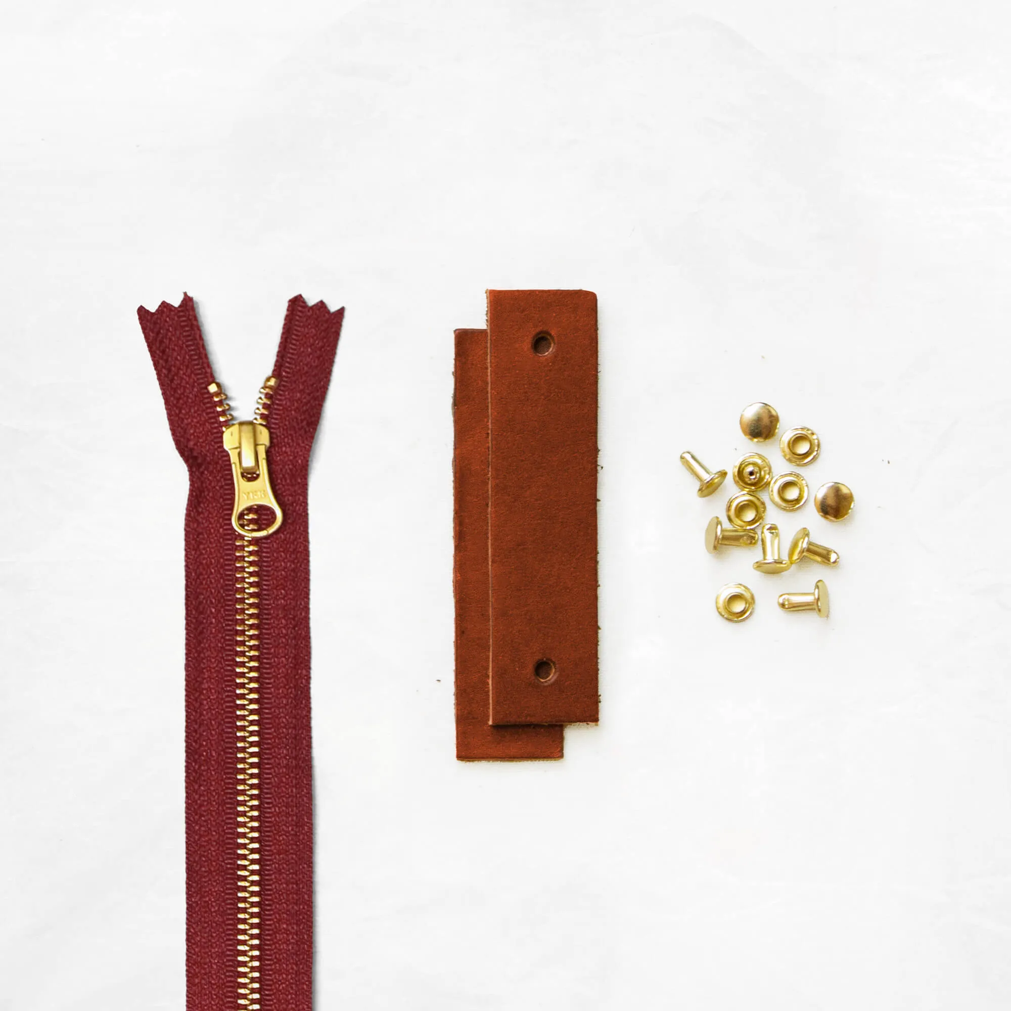 Woodland - Chestnut Leather   Hardware Kit