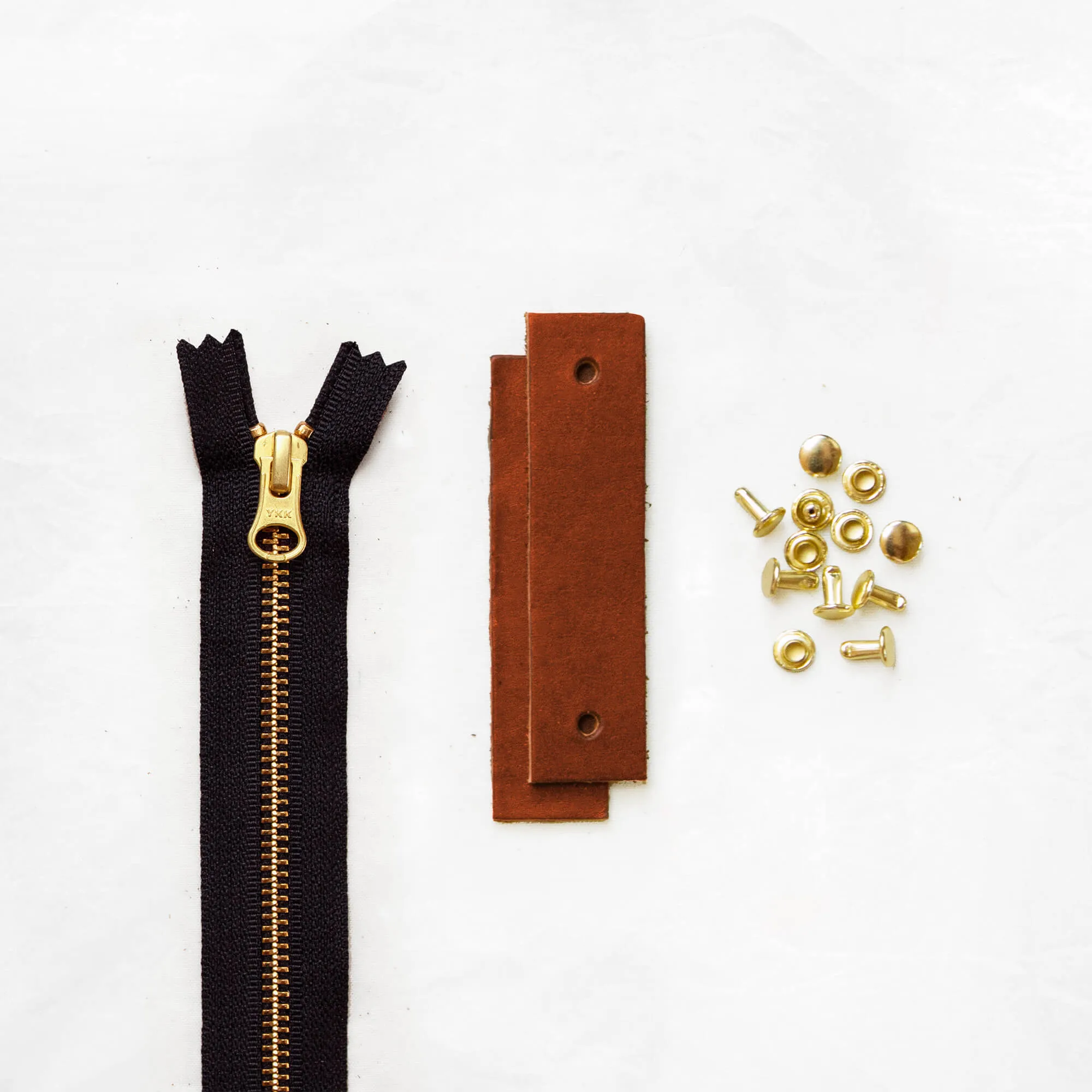 Woodland - Chestnut Leather   Hardware Kit