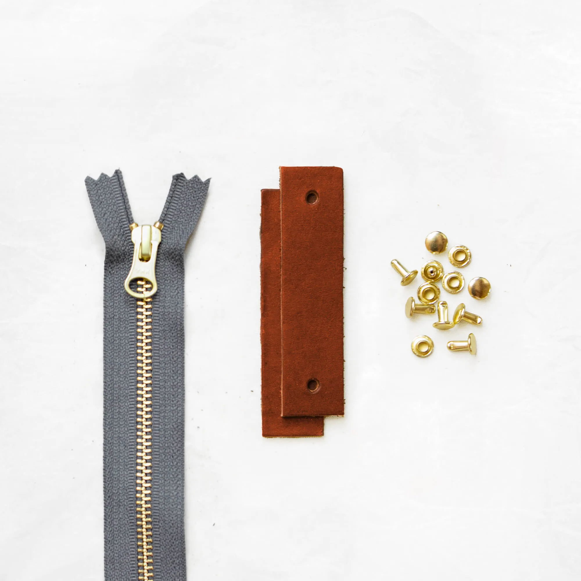 Woodland - Chestnut Leather   Hardware Kit