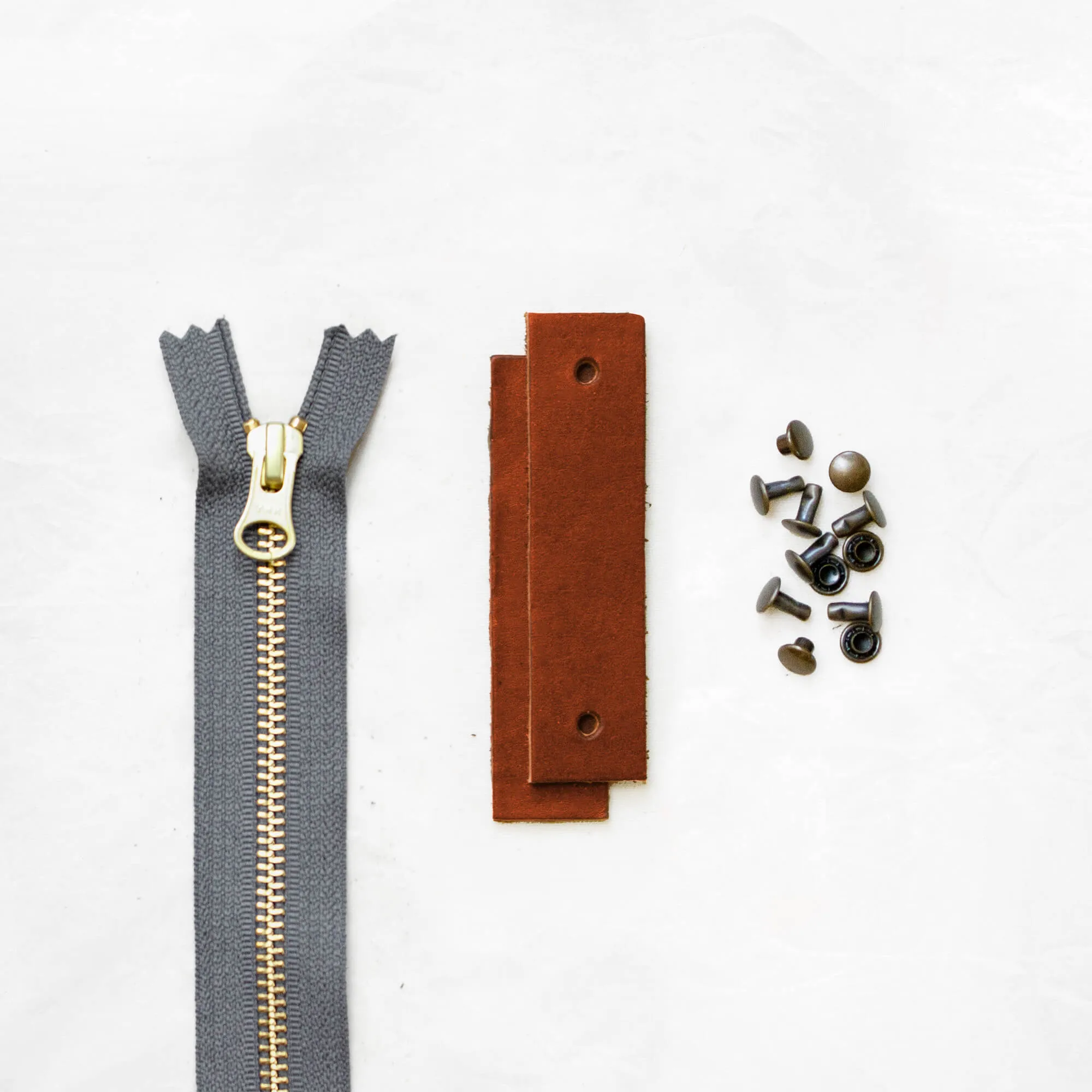 Woodland - Chestnut Leather   Hardware Kit