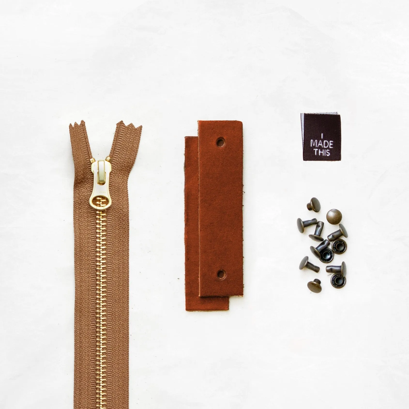 Woodland - Chestnut Leather   Hardware Kit