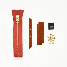Woodland - Chestnut Leather   Hardware Kit