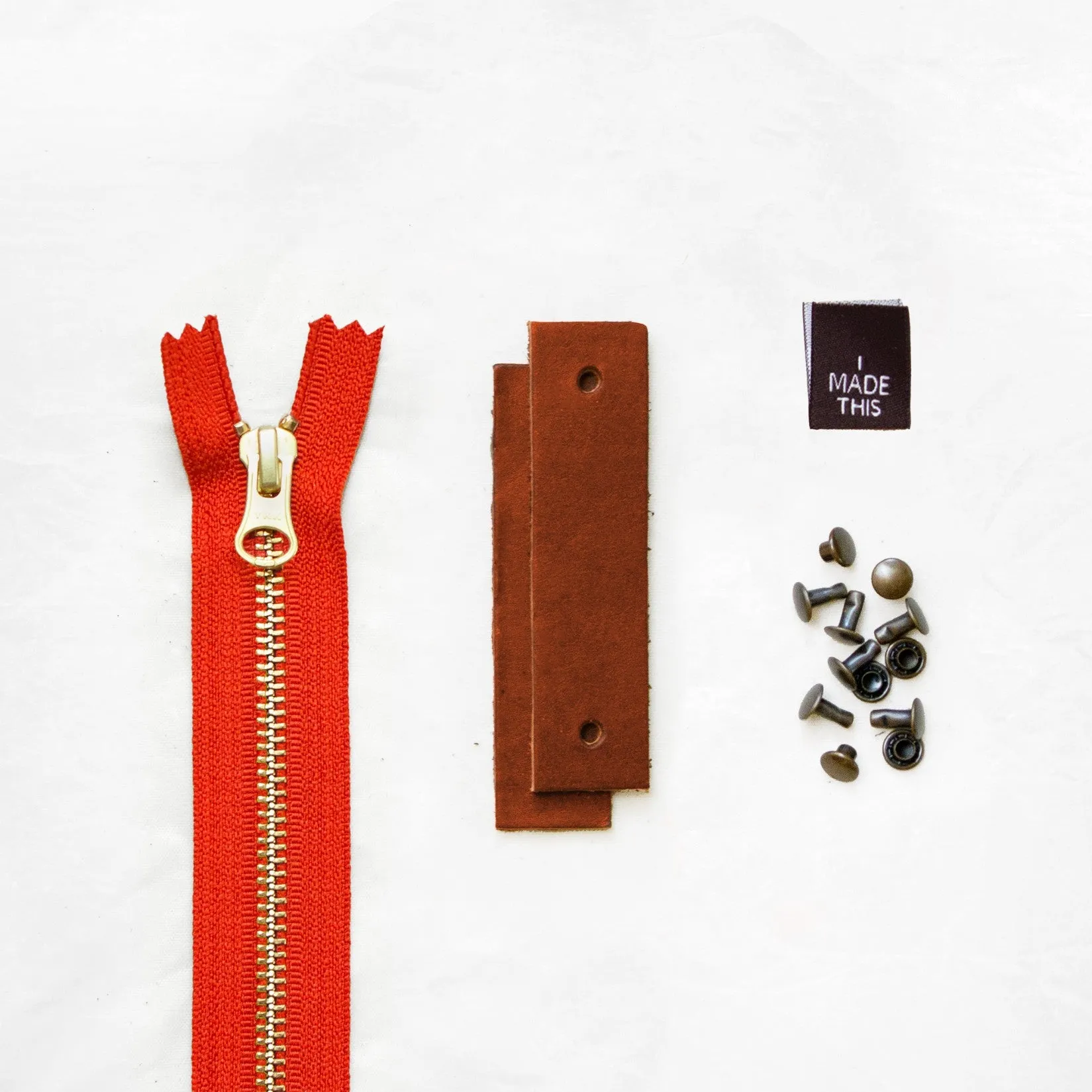 Woodland - Chestnut Leather   Hardware Kit