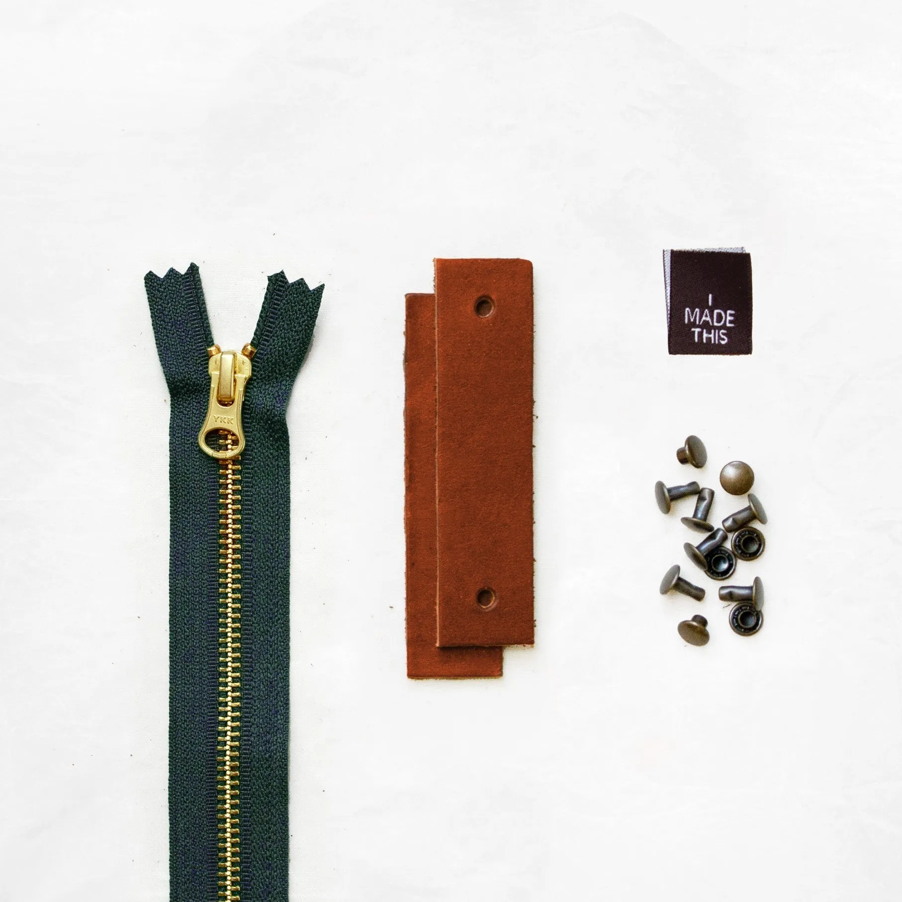 Woodland - Chestnut Leather   Hardware Kit