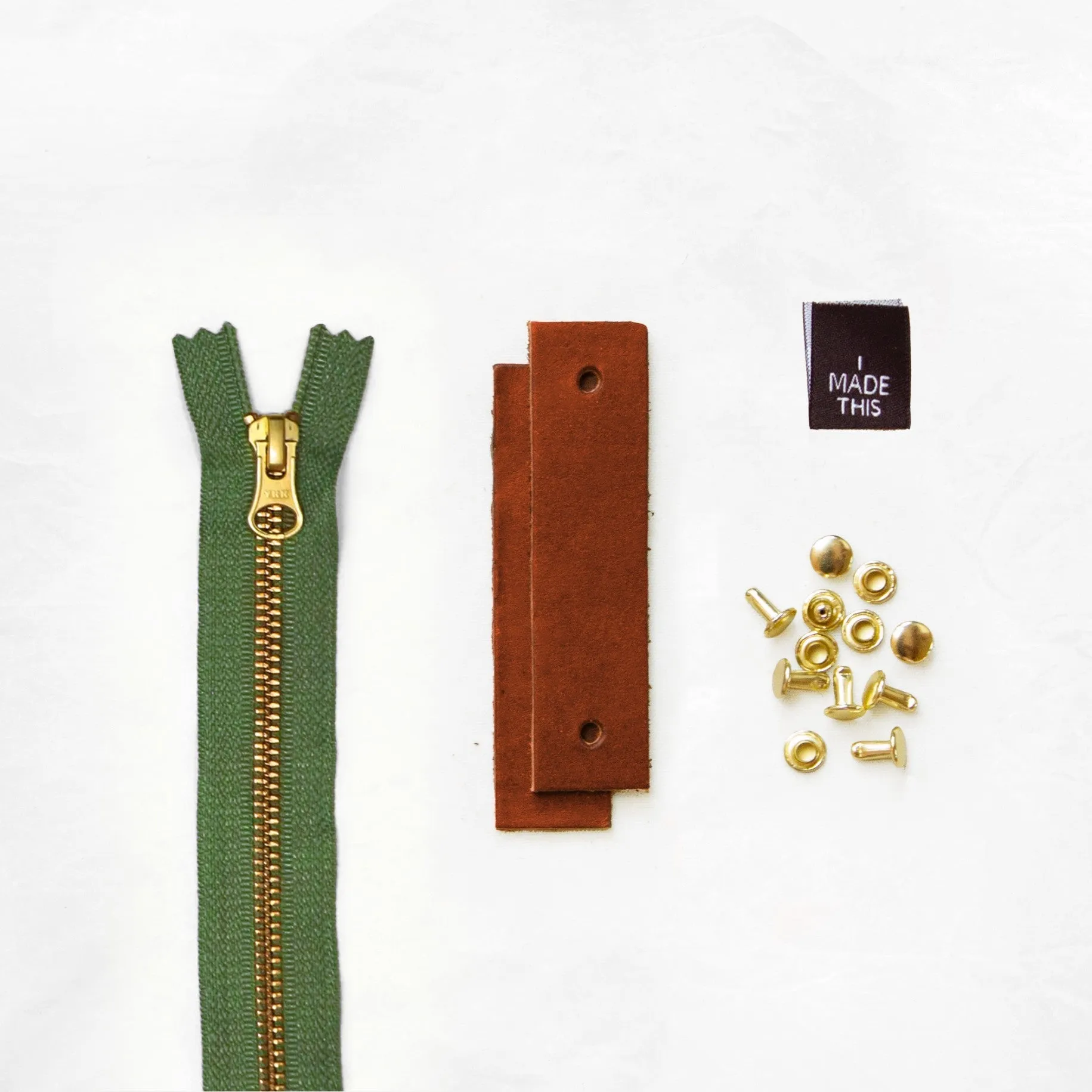 Woodland - Chestnut Leather   Hardware Kit