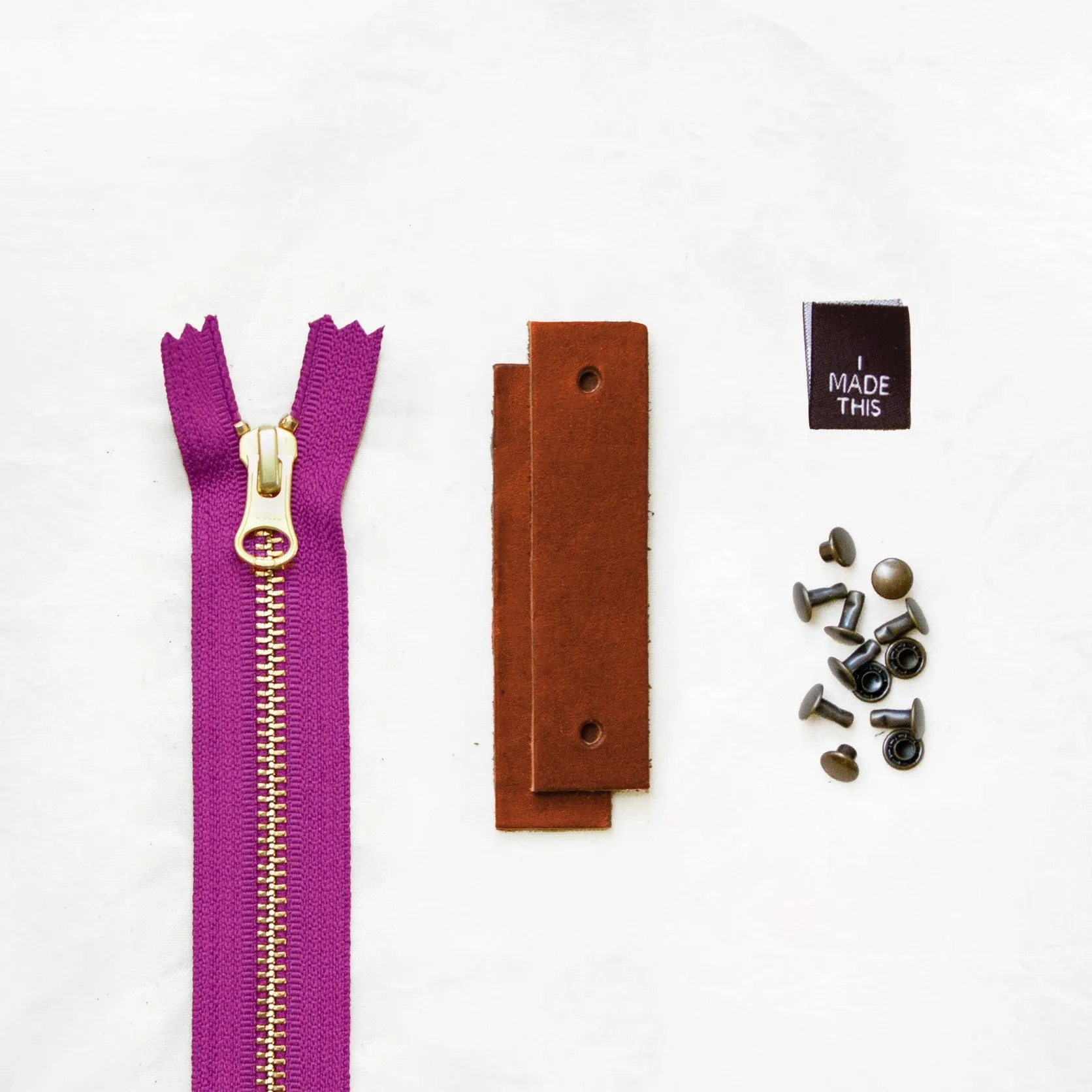 Woodland - Chestnut Leather   Hardware Kit