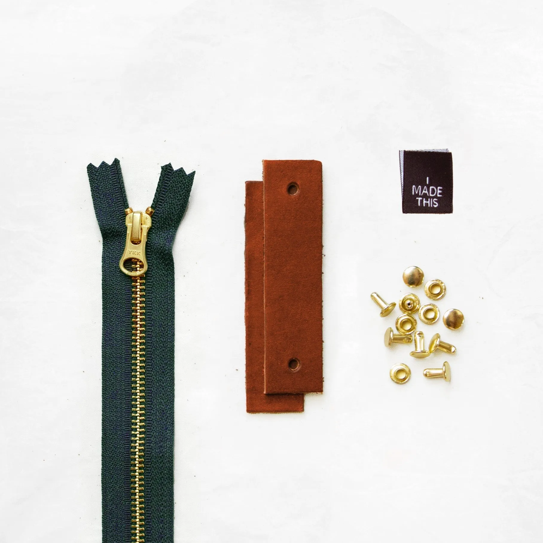 Woodland - Chestnut Leather   Hardware Kit