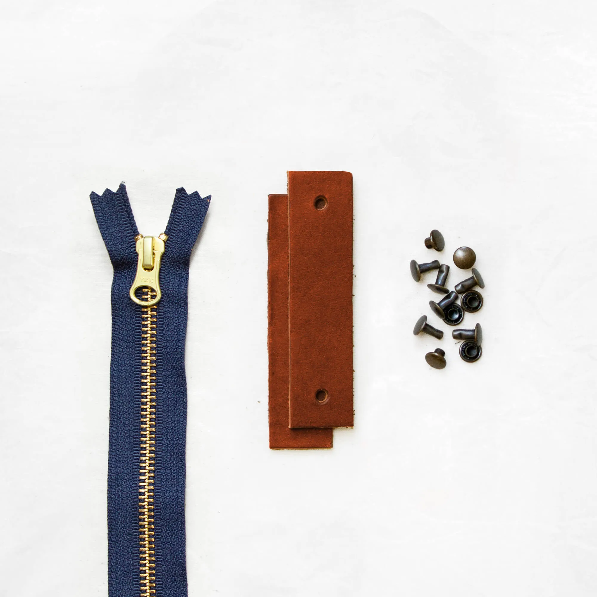Woodland - Chestnut Leather   Hardware Kit
