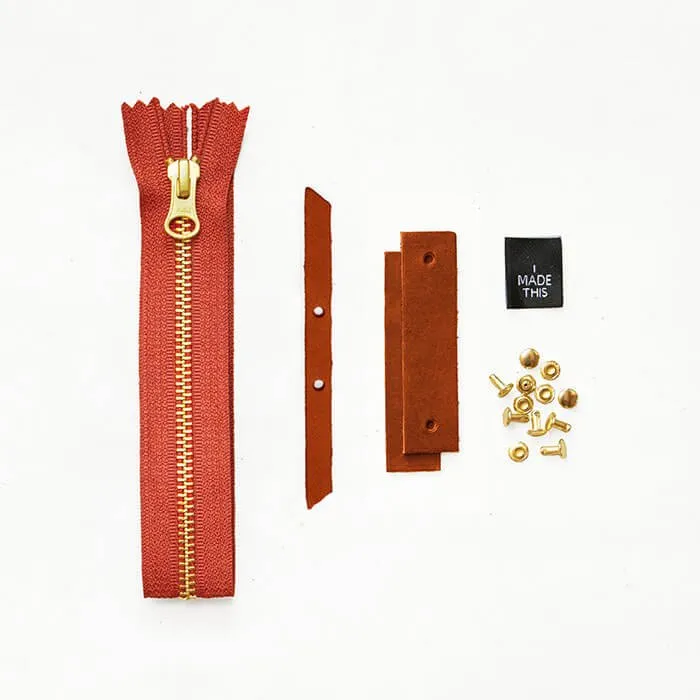 Woodland - Chestnut Leather   Hardware Kit