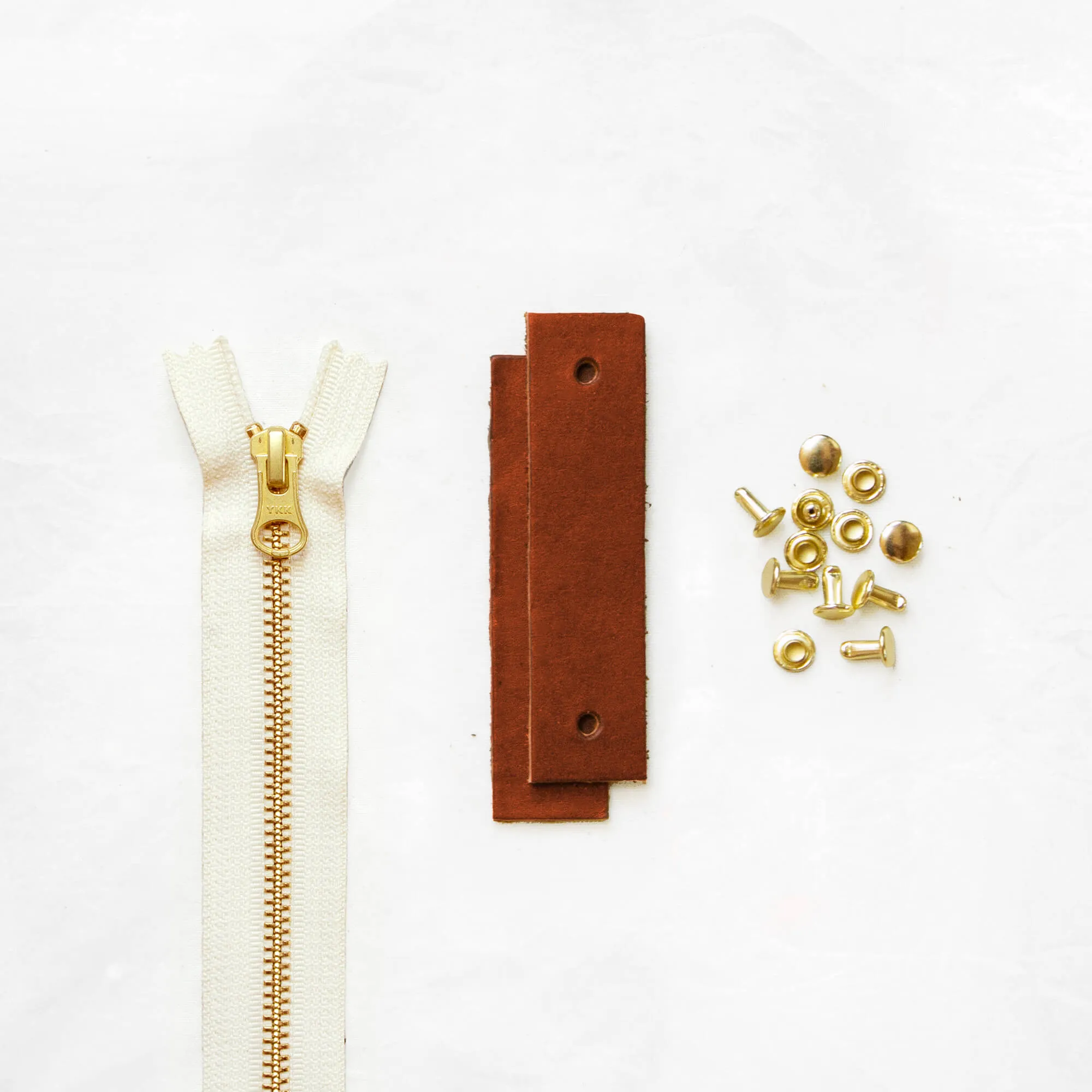 Woodland - Chestnut Leather   Hardware Kit