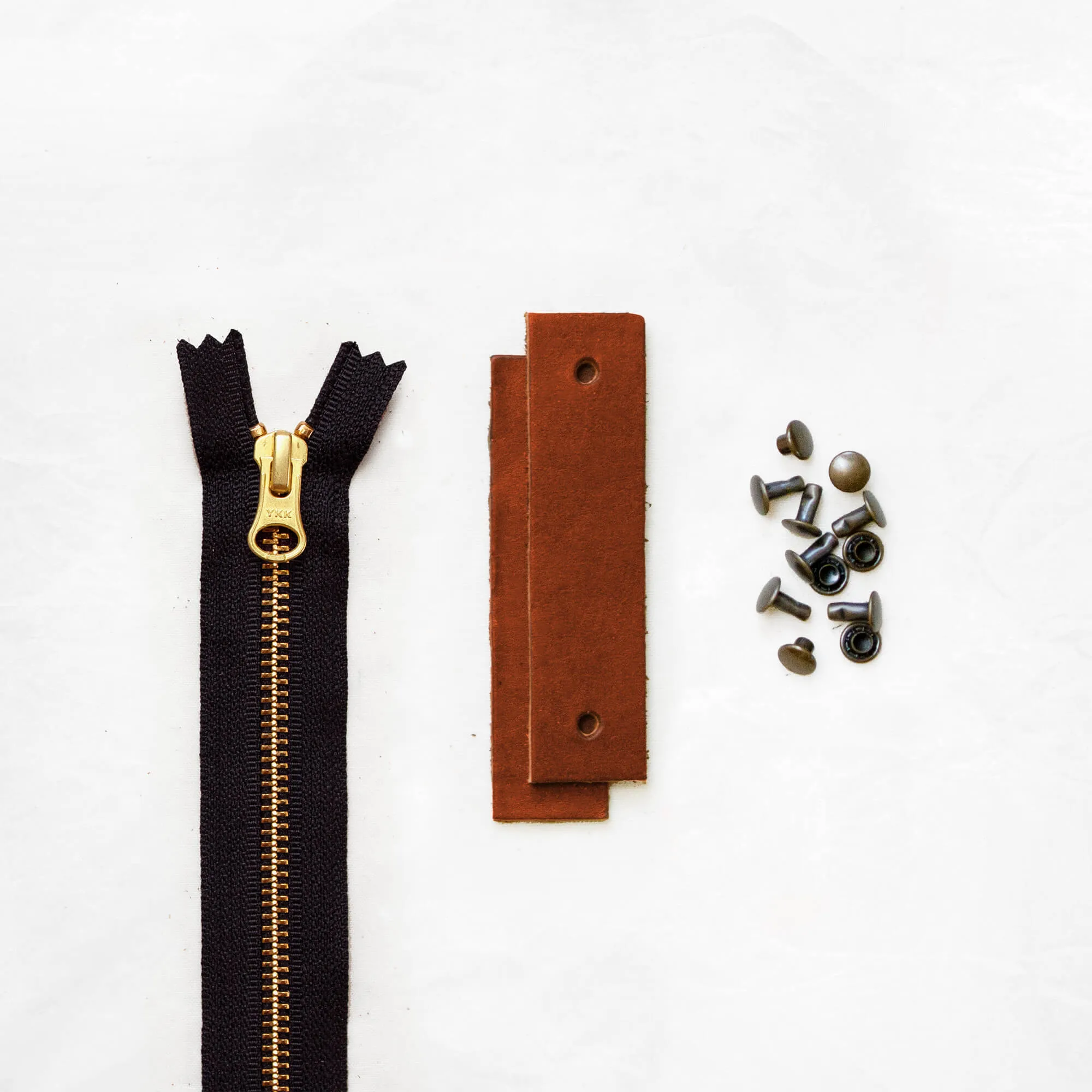 Woodland - Chestnut Leather   Hardware Kit