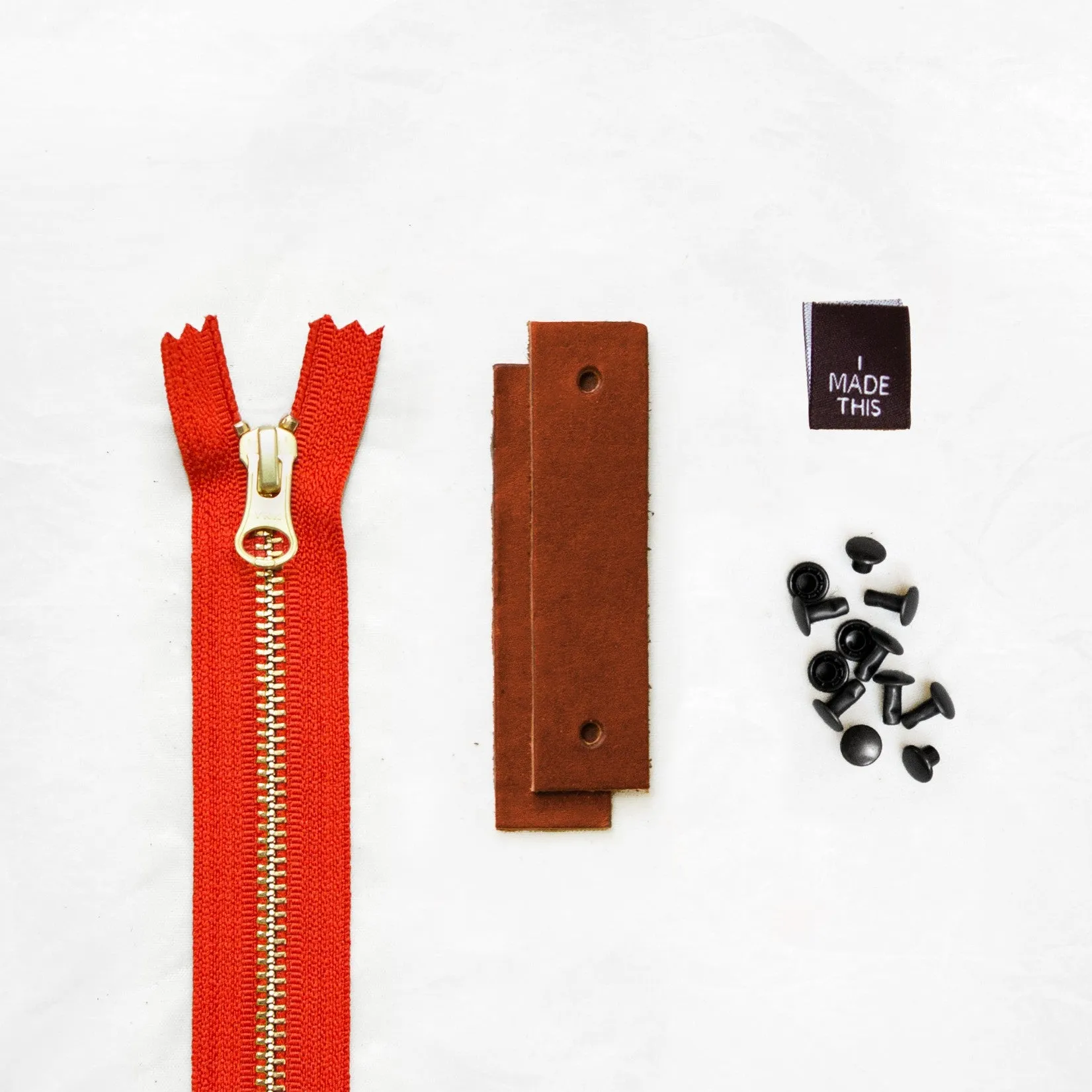 Woodland - Chestnut Leather   Hardware Kit