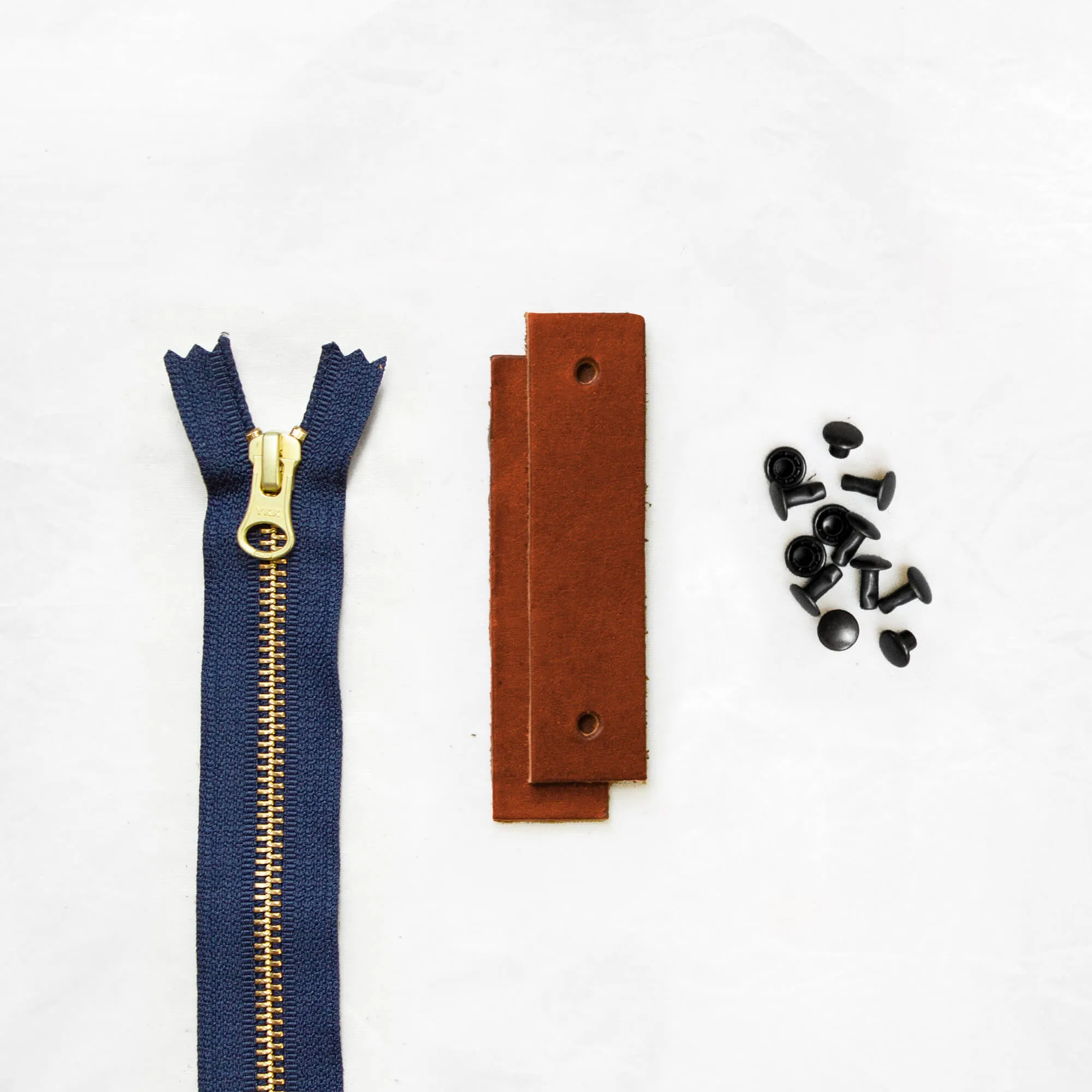 Woodland - Chestnut Leather   Hardware Kit
