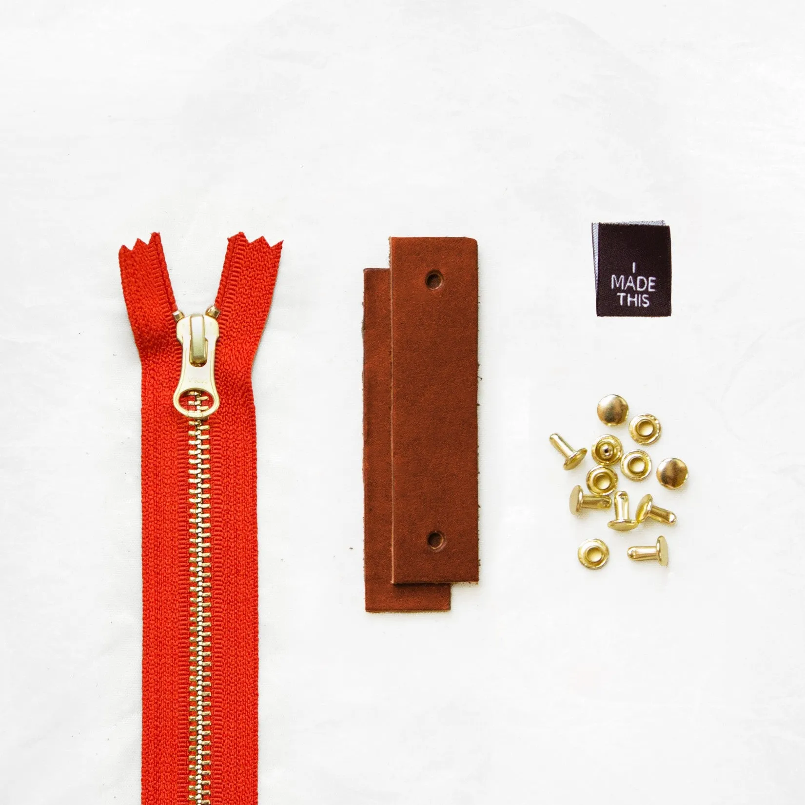 Woodland - Chestnut Leather   Hardware Kit