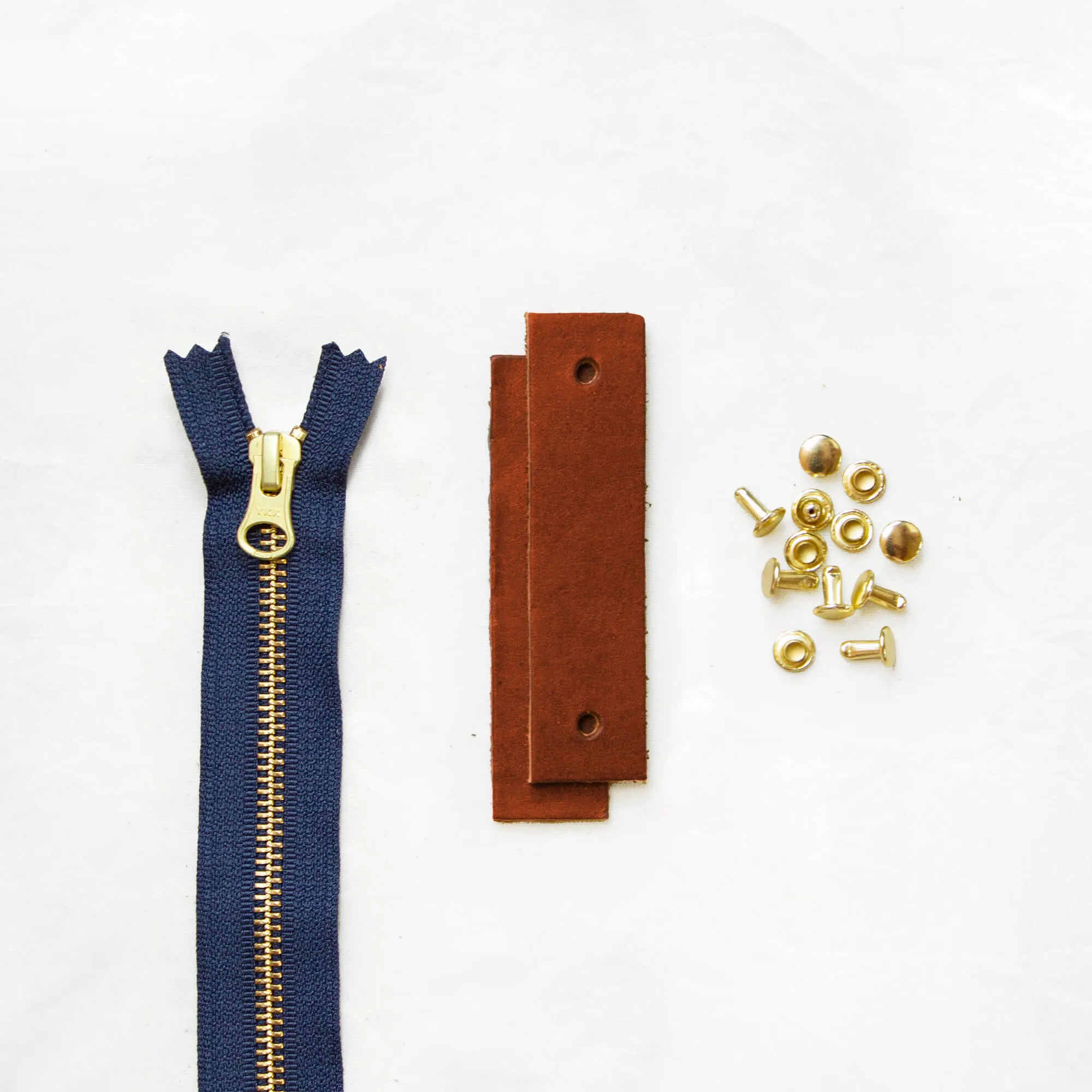 Woodland - Chestnut Leather   Hardware Kit