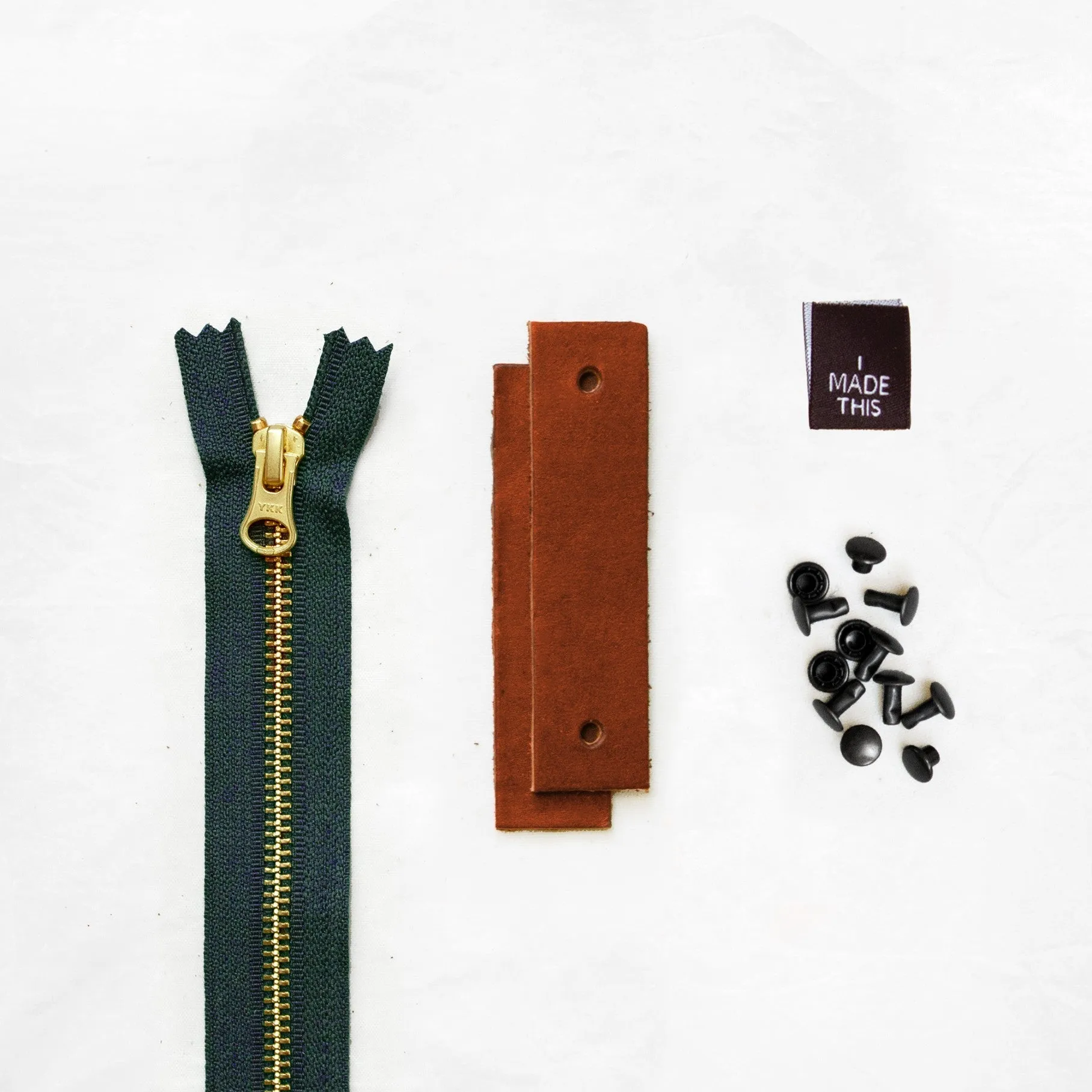 Woodland - Chestnut Leather   Hardware Kit
