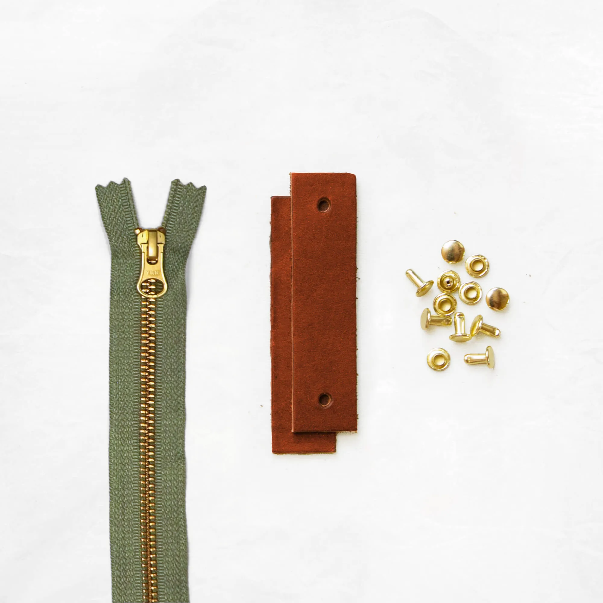 Woodland - Chestnut Leather   Hardware Kit
