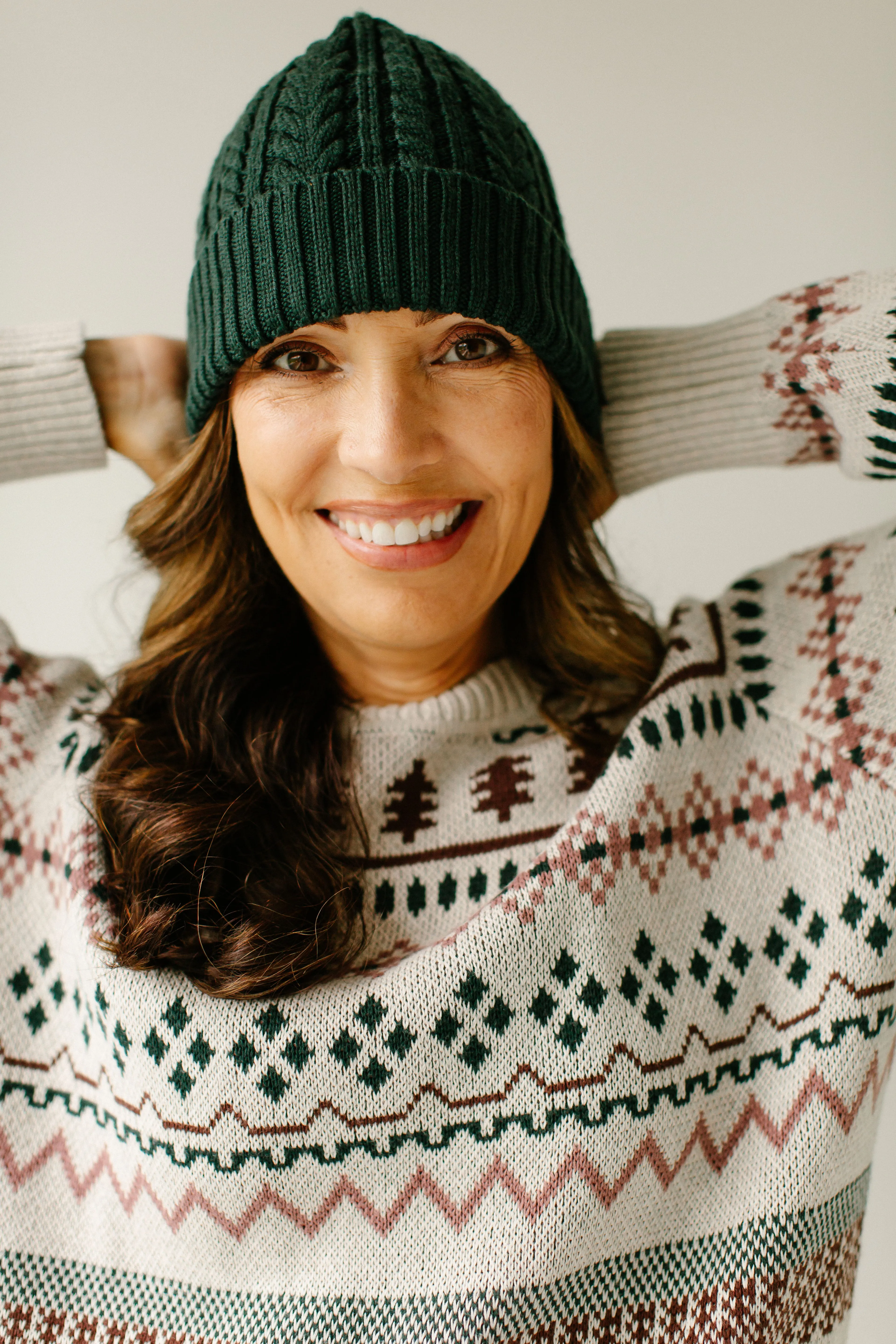 Wool Cable Knit Beanie