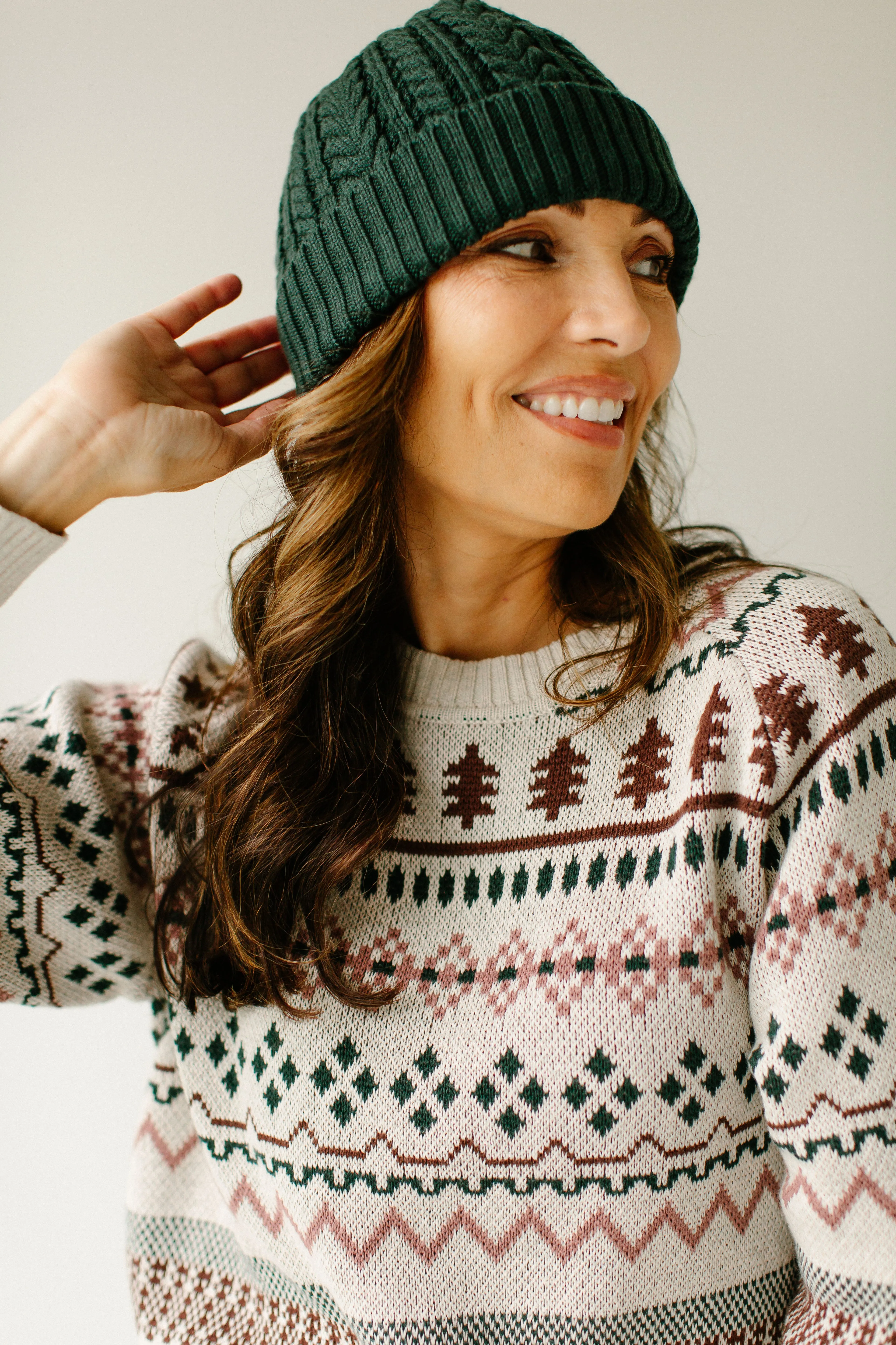 Wool Cable Knit Beanie